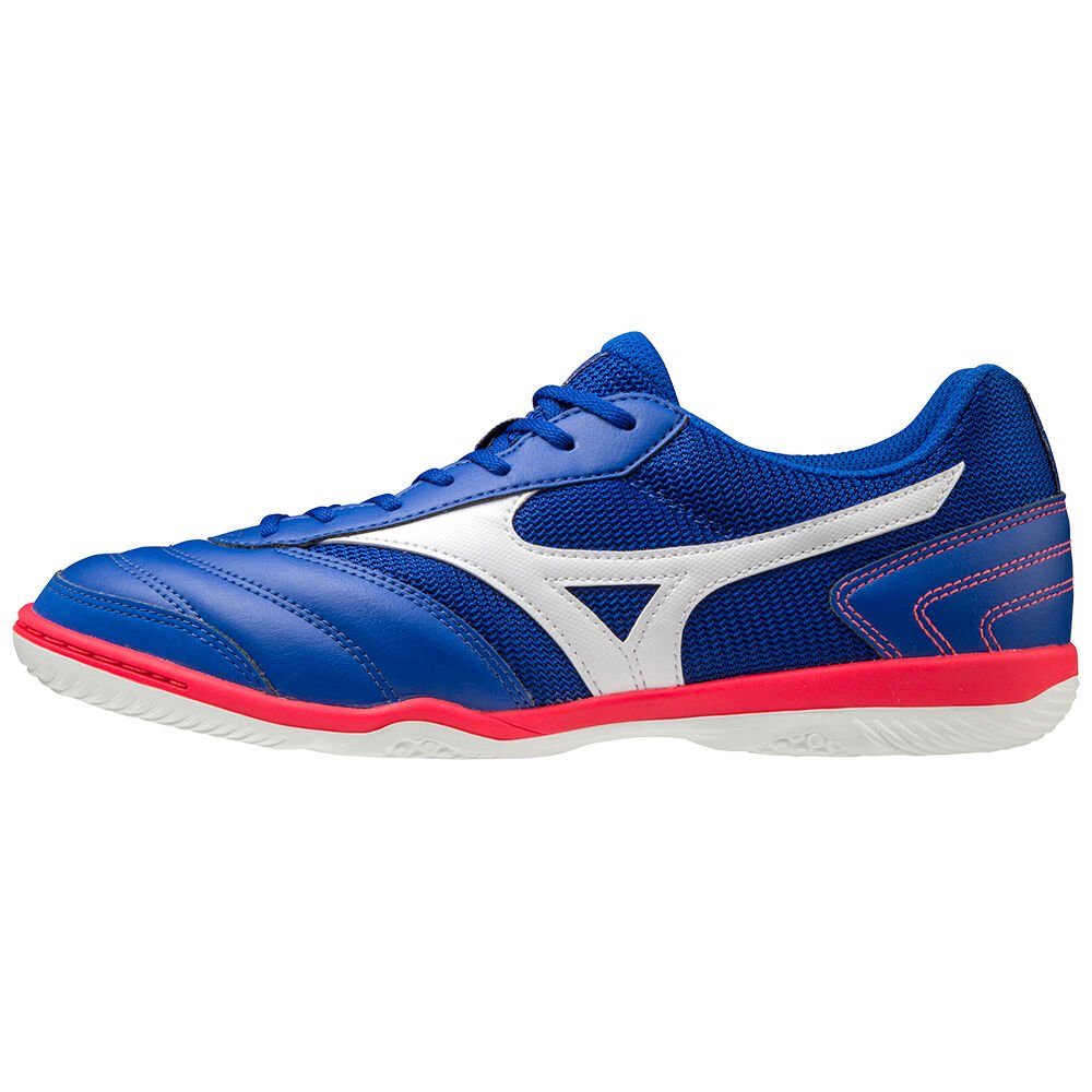 Damske Kopačky Mizuno MRL Sala Club IN Modre/Biele Vypredaj VOSZ51769